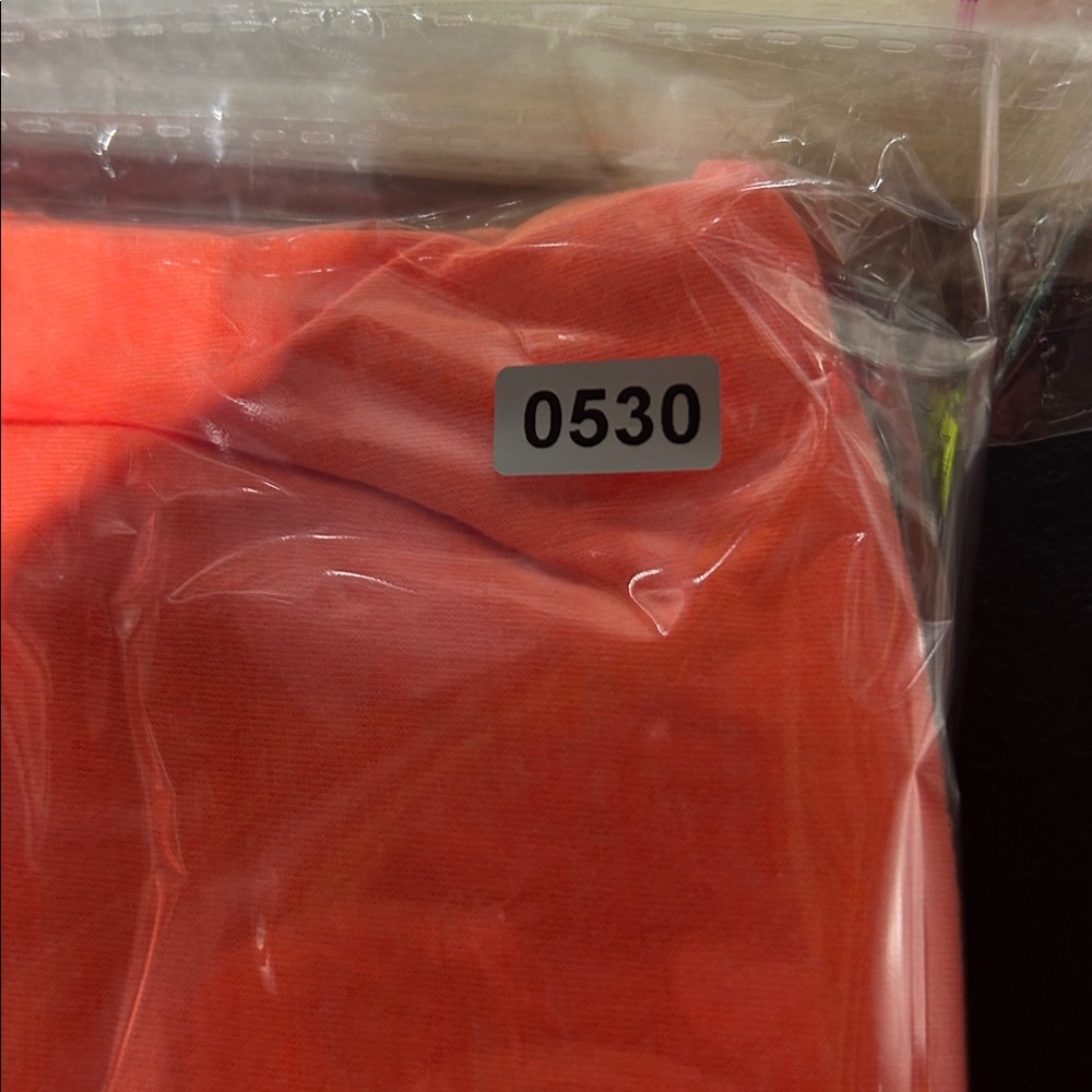 Zenana Orange Basic Essential Soft Short Sleeve Shirt (Women’s XL) - Picture 7 of 7